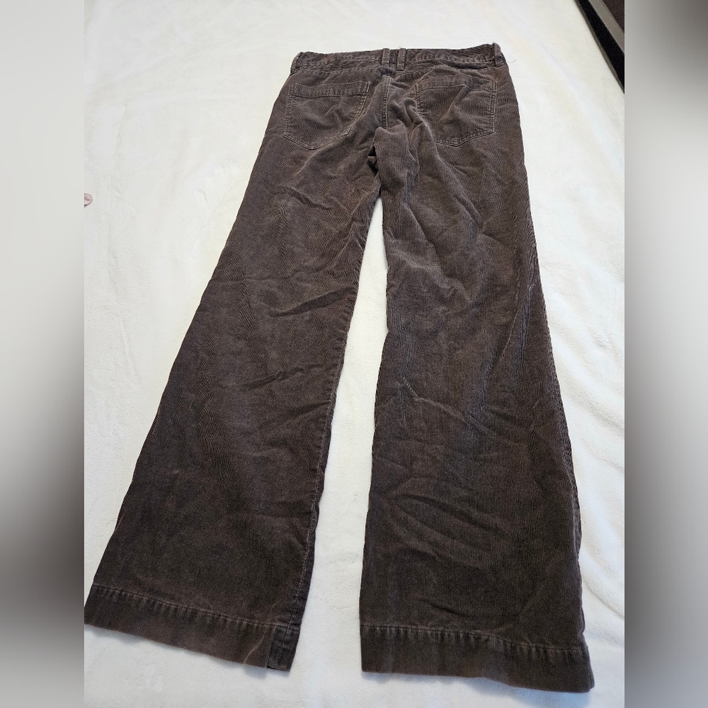 J. Crew City Fit Vintage Wide leg Cords Brown Size 4 90255